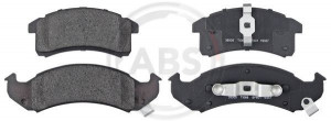 A.B.S. 38505 - Bremsbelagsatz, Scheibenbremse