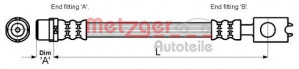METZGER 4110262 - Bremsschlauch