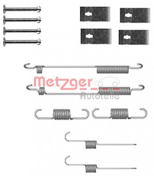 METZGER 105-0846 - Zubehörsatz, Bremsbacken