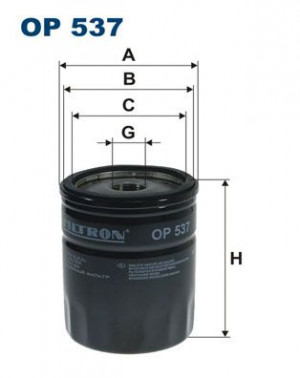 FILTRON OP537 - Ölfilter