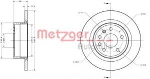 METZGER 6110369 - Bremsscheibe