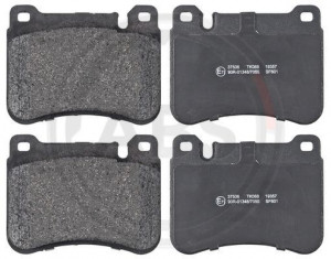 A.B.S. 37506 - Bremsbelagsatz, Scheibenbremse
