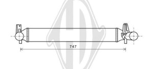 DIEDERICHS DCA1111 - Ladeluftkühler