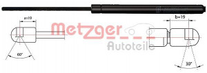 METZGER 2110516 - Gasfeder, Koffer-/Laderaum