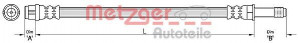 METZGER 4110434 - Bremsschlauch