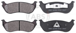 A.B.S. 38881 - Bremsbelagsatz, Scheibenbremse