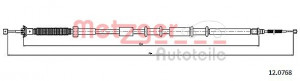 METZGER 12.0768 - Seilzug, Feststellbremse