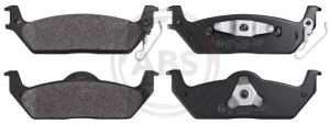 A.B.S. 38448 - Bremsbelagsatz, Scheibenbremse