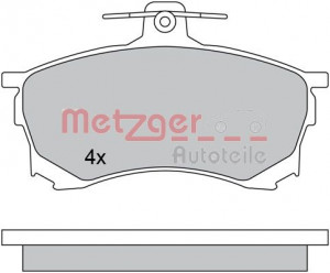 METZGER 1170453 - Bremsbelagsatz, Scheibenbremse