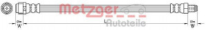 METZGER 4110317 - Bremsschlauch