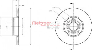 METZGER 6110196 - Bremsscheibe