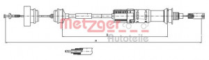 METZGER 11.3922 - Seilzug, Kupplungsbetätigung