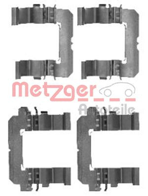 METZGER 109-1756 - Zubehörsatz, Scheibenbremsbelag