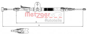 METZGER 451.2 - Seilzug, Feststellbremse