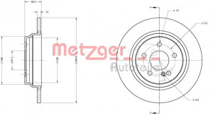 METZGER 6110489 - Bremsscheibe