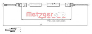 METZGER 11.6807 - Seilzug, Feststellbremse