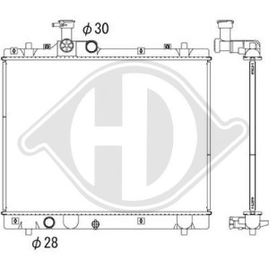 DIEDERICHS DCM3902 - Kühler, Motorkühlung