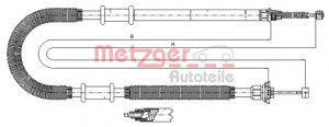 METZGER 641.10 - Seilzug, Feststellbremse