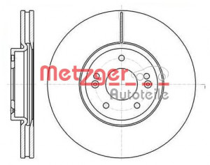 METZGER 6110210 - Bremsscheibe