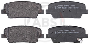 A.B.S. 37795 - Bremsbelagsatz, Scheibenbremse
