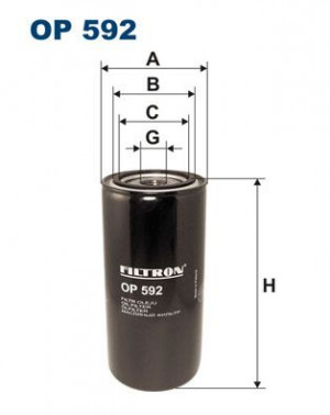 FILTRON OP592 - Ölfilter