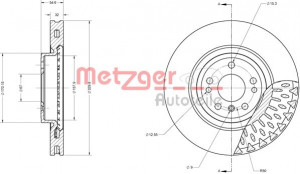 METZGER 6110757 - Bremsscheibe