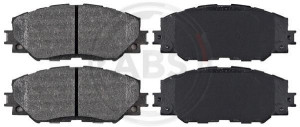 A.B.S. 37544 - Bremsbelagsatz, Scheibenbremse