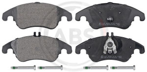 A.B.S. 37586 - Bremsbelagsatz, Scheibenbremse