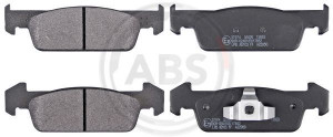 A.B.S. 37974 - Bremsbelagsatz, Scheibenbremse