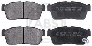 A.B.S. 37222 - Bremsbelagsatz, Scheibenbremse