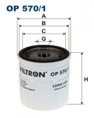 FILTRON OP570/1 - Ölfilter