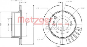 METZGER 6110471 - Bremsscheibe