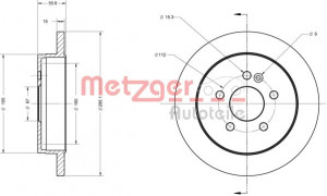 METZGER 6110491 - Bremsscheibe