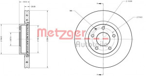 METZGER 6110755 - Bremsscheibe