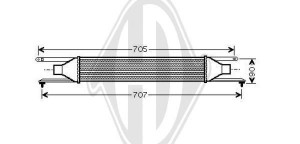 DIEDERICHS DCA1100 - Ladeluftkühler