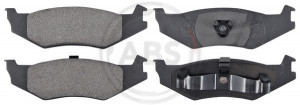 A.B.S. 38759 - Bremsbelagsatz, Scheibenbremse
