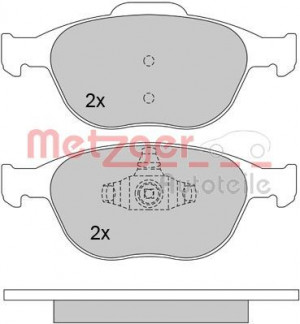 METZGER 1170241 - Bremsbelagsatz, Scheibenbremse