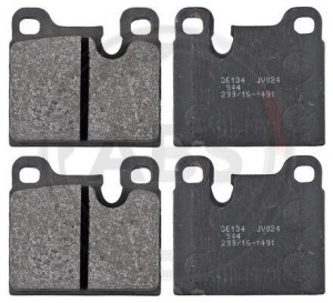 A.B.S. 36134 - Bremsbelagsatz, Scheibenbremse