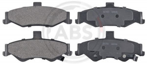 A.B.S. 38750 - Bremsbelagsatz, Scheibenbremse