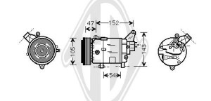 DIEDERICHS DCK1088 - Kompressor, Klimaanlage