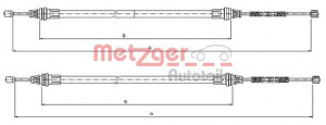 METZGER 10.9336 - Seilzug, Feststellbremse