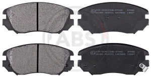 A.B.S. 37682 - Bremsbelagsatz, Scheibenbremse