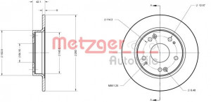 METZGER 6110199 - Bremsscheibe