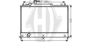 DIEDERICHS DCM2282 - Kühler, Motorkühlung