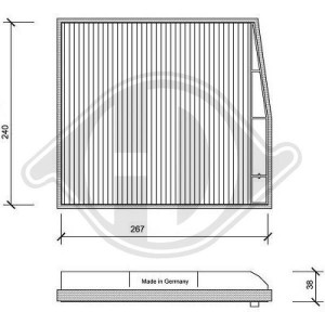 DIEDERICHS DCI1078 - Filter, Innenraumluft