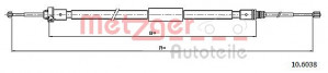 METZGER 10.6038 - Seilzug, Feststellbremse