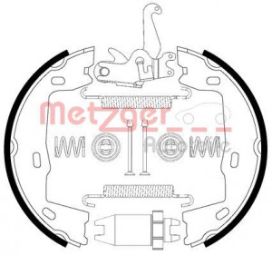 METZGER 0152021 - Bremsbackensatz, Feststellbremse