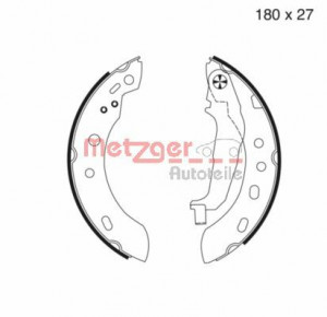 METZGER MG 977 - Bremsbackensatz