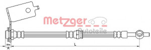 METZGER 4110140 - Bremsschlauch