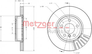 METZGER 6110319 - Bremsscheibe